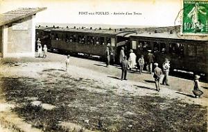 1863- Port aux Poules - Arrivee du train - 1923